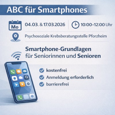 ABC für Smartphones: Grundkurs für Seniorinnen und Senioren