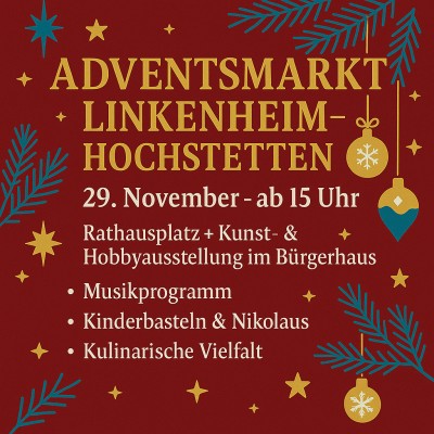 Adventsmarkt eröffnet festliche Saison in Linkenheim-Hochstetten