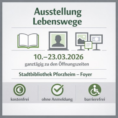 Ausstellung „Lebenswege“ zeigt biografische Porträts in Pforzheim