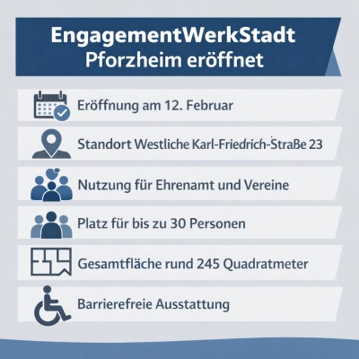 EngagementWerkStadt eröffnet zentralen Treffpunkt für Ehrenamt in Pforzheim