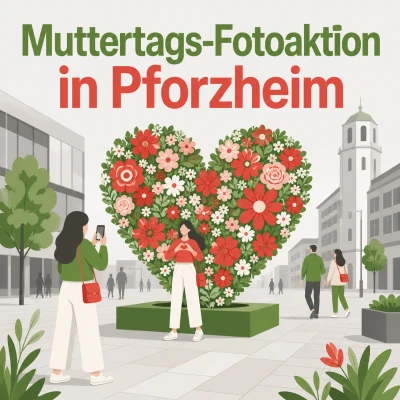 Muttertags-Fotoaktion in Pforzheim
