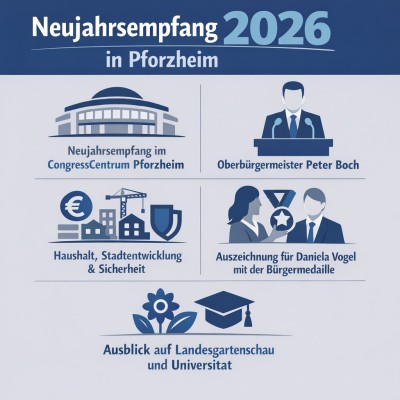 Neujahrsempfang: Pforzheim setzt auf Investitionen und Sicherheit