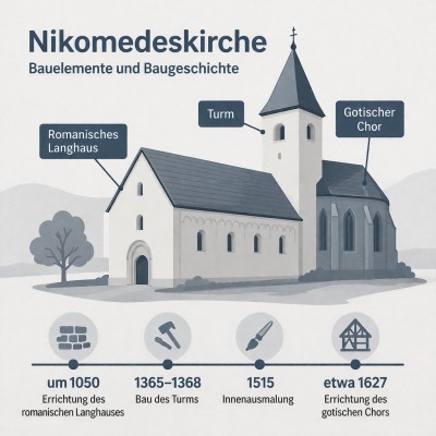 Nikomedeskirche: Baugeschichte im Überblick