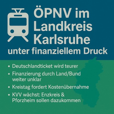 ÖPNV-Zukunft in Gefahr: Kreistag fordert klare Finanzierungszusagen
