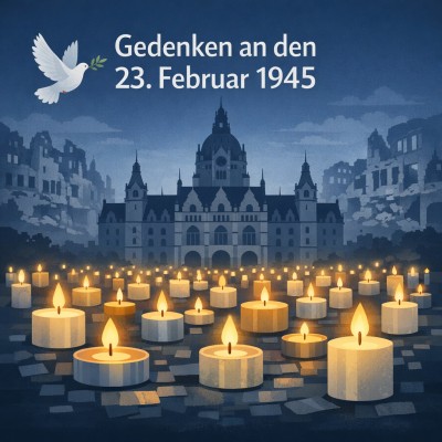 Pforzheim gedenkt der Bombardierung vom 23. Februar 1945