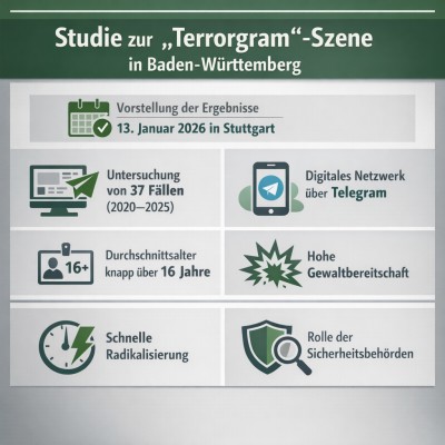 Studie beleuchtet rechtsextreme „Terrorgram“-Szene in Baden-Württemberg