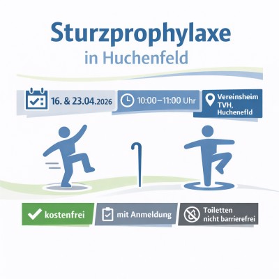 Sturzprophylaxe-Kurse in Huchenfeld im April 2026