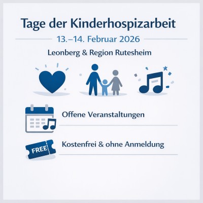 Tage der Kinderhospizarbeit 2026 in Leonberg und Rutesheim