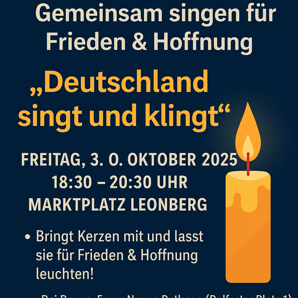 Deutschland singt und klingt – Open-Air in Leonberg