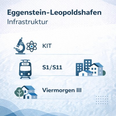 Eggenstein-Leopoldshafen Infrastrukturübersicht