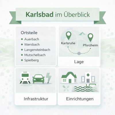 Karlsbad: Gemeinde im Landkreis Karlsruhe im Überblick