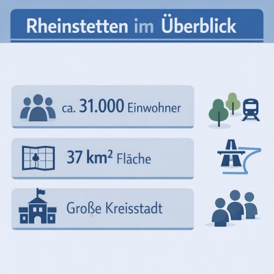 Rheinstetten: Lage, Geschichte und Struktur im Überblick