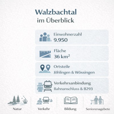 Walzbachtal: Struktur, Lage und Infrastruktur im Überblick