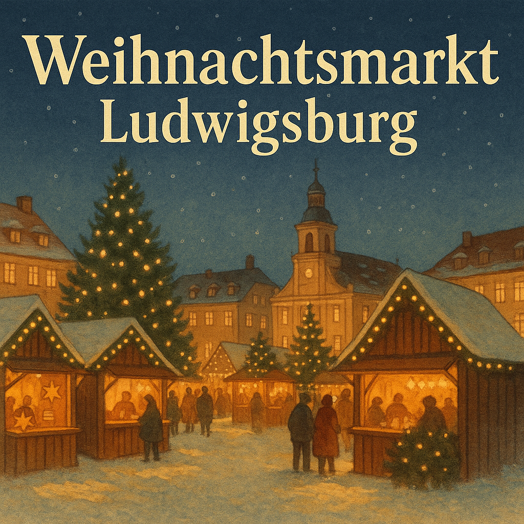 Ludwigsburger Barock-Weihnachtsmarkt 2025 startet im Lichterglanz